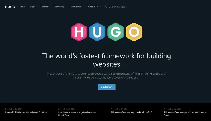 Hugo Homepage